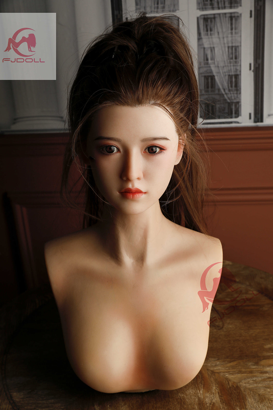 FJ Doll Realistic M16 Bust Sex Doll Stand